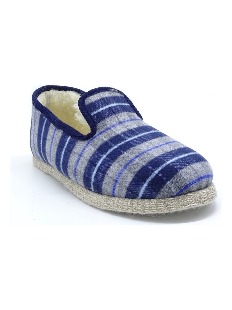 Charentaises Homme Chausse Mouton Bleu marine - Kiabi
