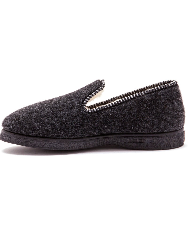 Charentaises mixtes fourrées - PEDICONFORT gris anthracite - Kiabi