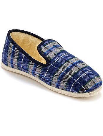 Charentaises mixtes fourrées laine - PEDICONFORT