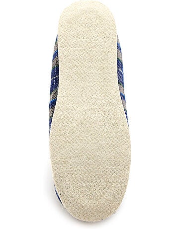 Charentaises mixtes fourrées laine - PEDICONFORT