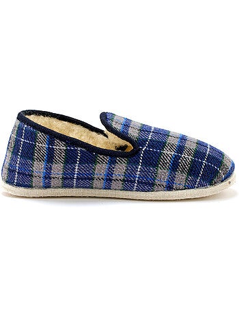 Charentaises mixtes fourrées laine