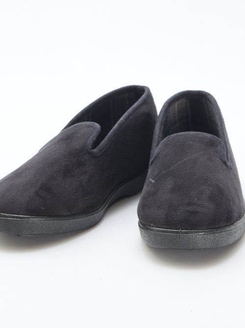 Charentaises nubuck unis - Kiabi