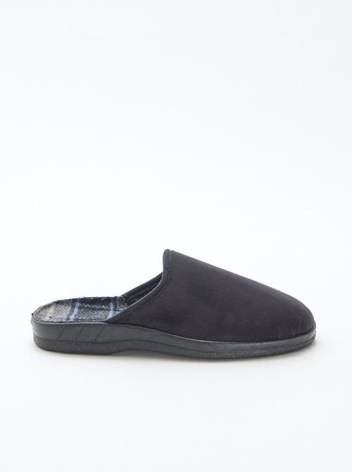 Charentaises unis en nubuck - Kiabi