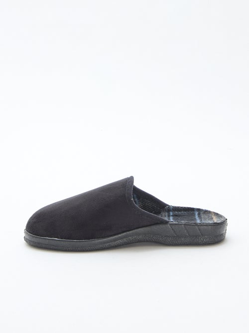 Charentaises unis en nubuck - Kiabi