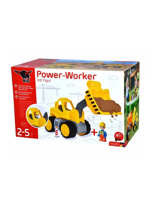 Chargeur sur pneus Power-Worker et figurine - Kiabi