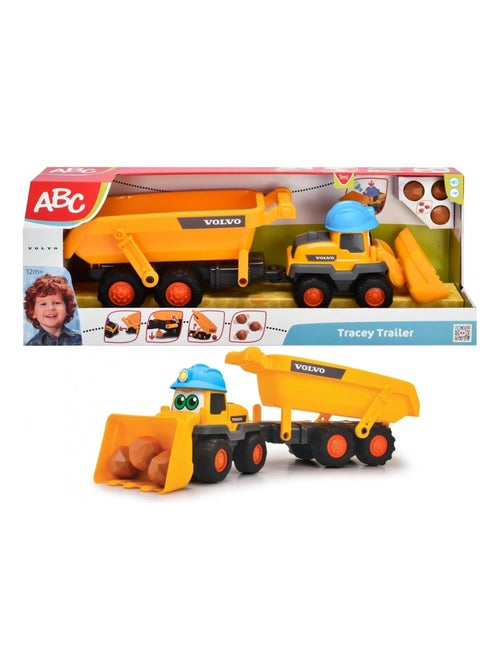 Chargeuse sur pneus avec remorque ABC Tracey Trailer - Kiabi