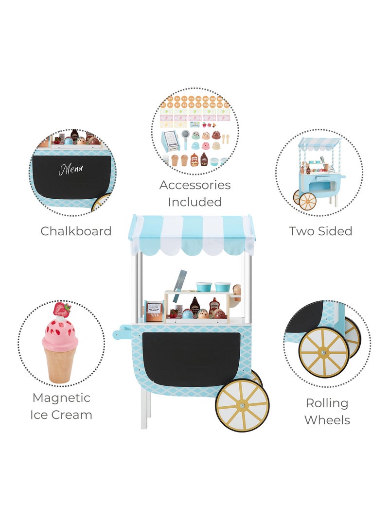 Chariot à glaces Bleu - Kiabi