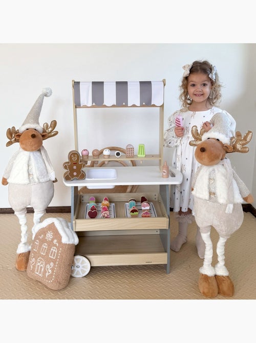 Chariot à glaces en bois avec accessoires Mamabrum - Kiabi