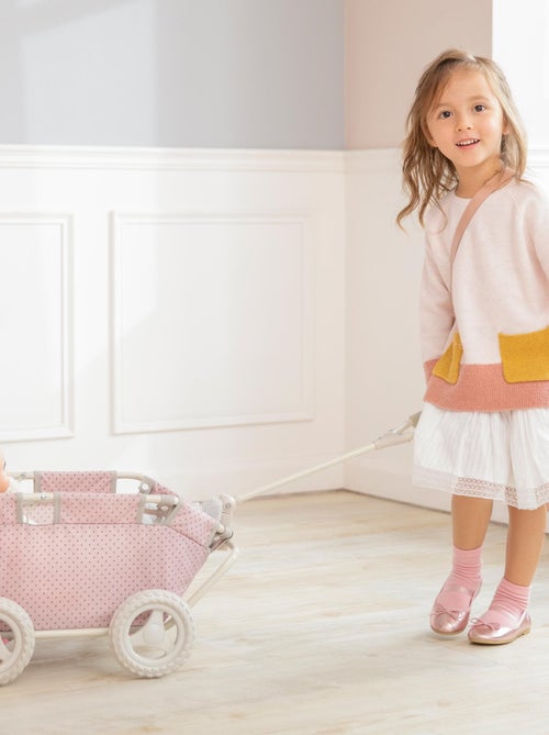 Chariot à poupée poupon accessoire enfannt - Kiabi
