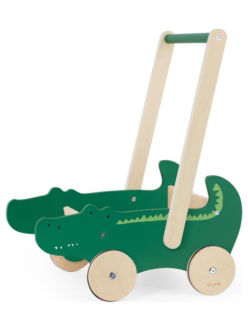 Chariot a pousser en bois - Monsieur crocodile N/A - Kiabi
