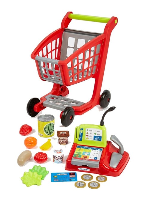 Chariot + Caisse Enregistreuse - Ecoiffier - Kiabi