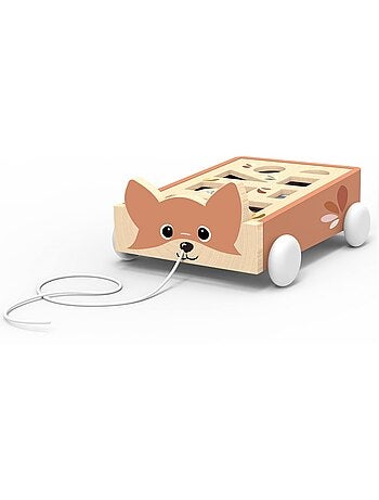 Chariot de blocs renard à tirer