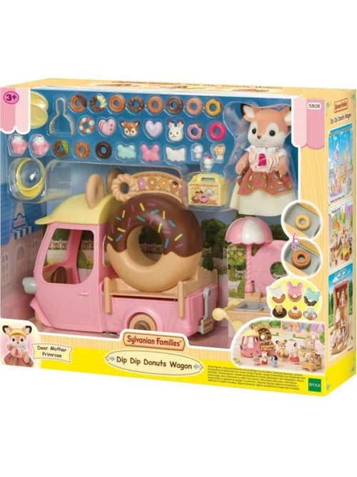 Chariot de donuts avec figurine Maman Biche - Sylvanian Families - Kiabi Chariot de donuts avec figurine Maman Biche - Sylvanian Families - Kiabi