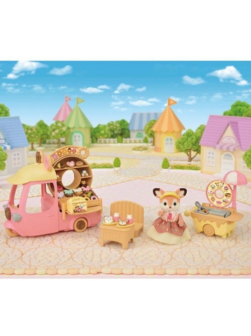 Chariot de donuts avec figurine Maman Biche - Sylvanian Families - Kiabi Chariot de donuts avec figurine Maman Biche - Sylvanian Families - Kiabi