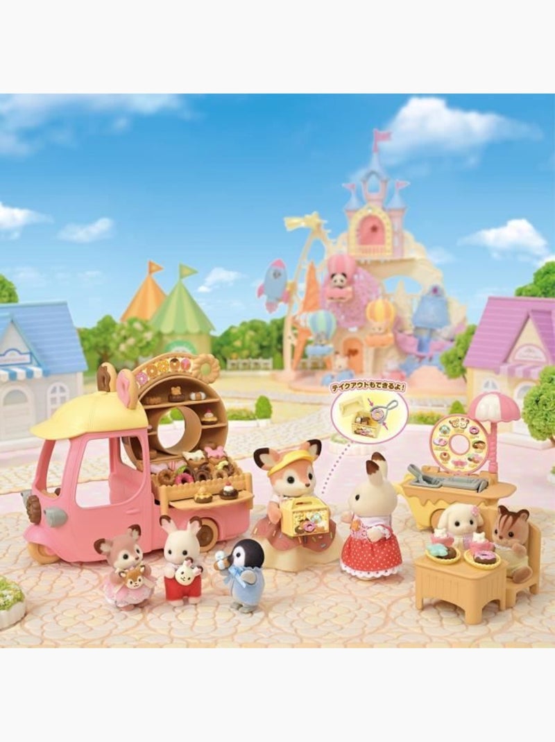 Chariot de donuts avec figurine Maman Biche - Sylvanian Families Multicolore - Kiabi