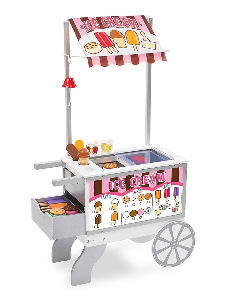 Chariot de Glacier et Street Food Blanc - Kiabi