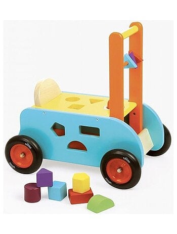 Chariot de marche pour enfant en bois GOKI MES TENDANCES BIO