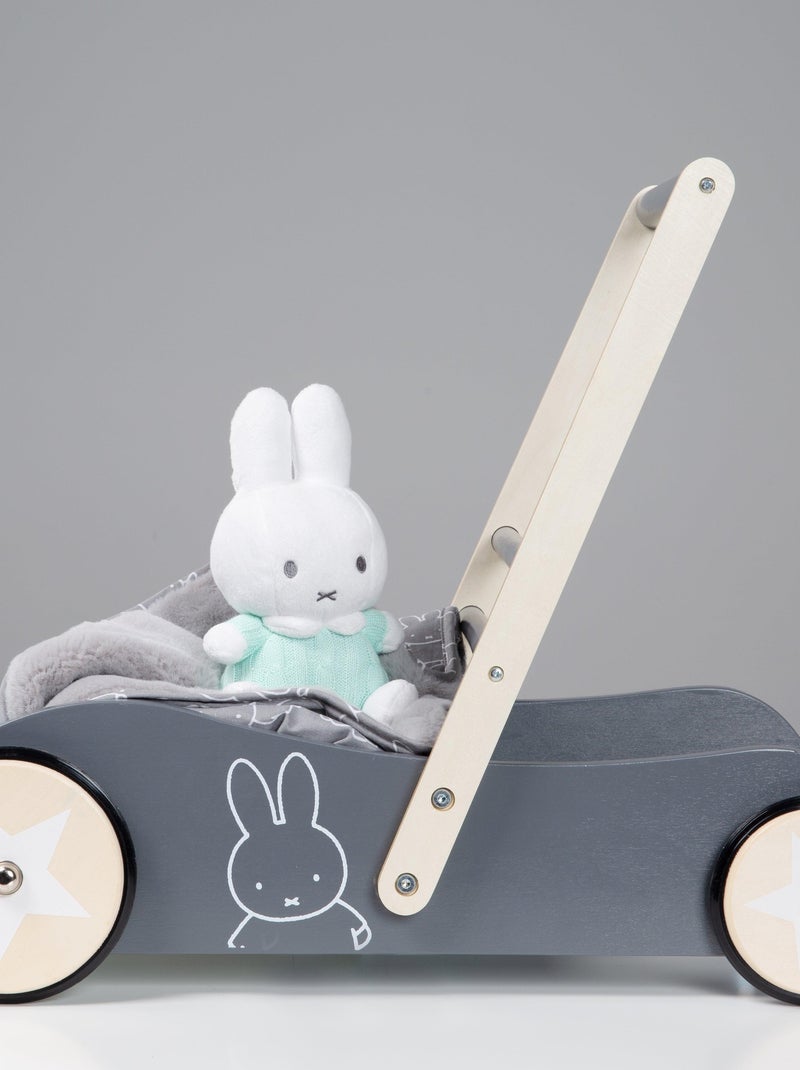 Chariot de marche en bois à vitesse ajustable miffy® - ROBA Gris Vert clair Blanc - Kiabi