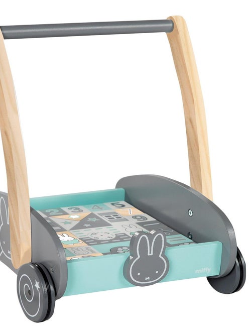 Chariot de marche en bois + blocs de construction miffy® - ROBA - Kiabi