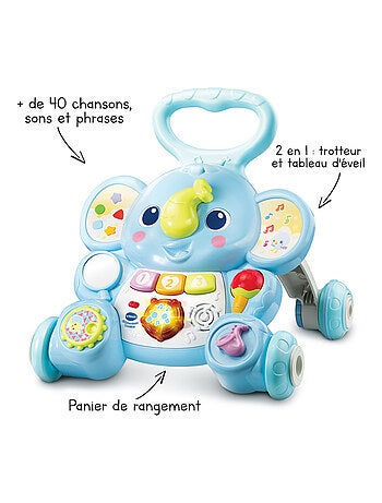Chariot de marche interactif Elephanteau Trottino