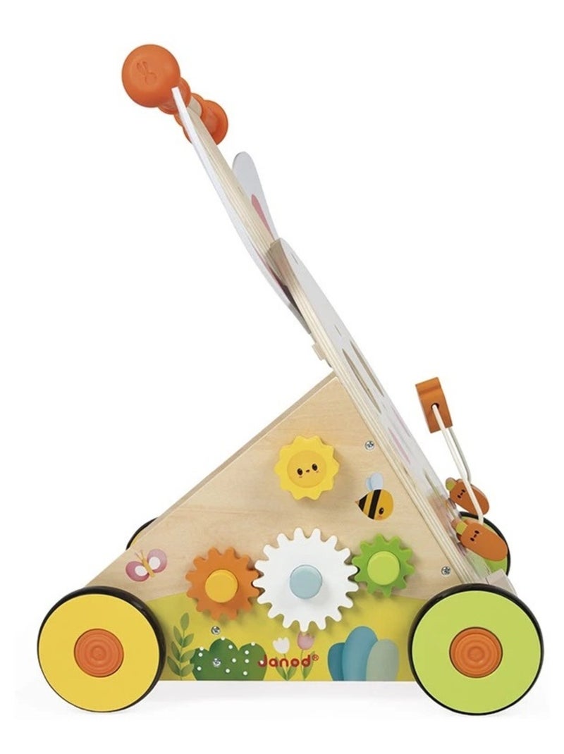 Chariot de marche multi-activités Lapin Blanc - Kiabi