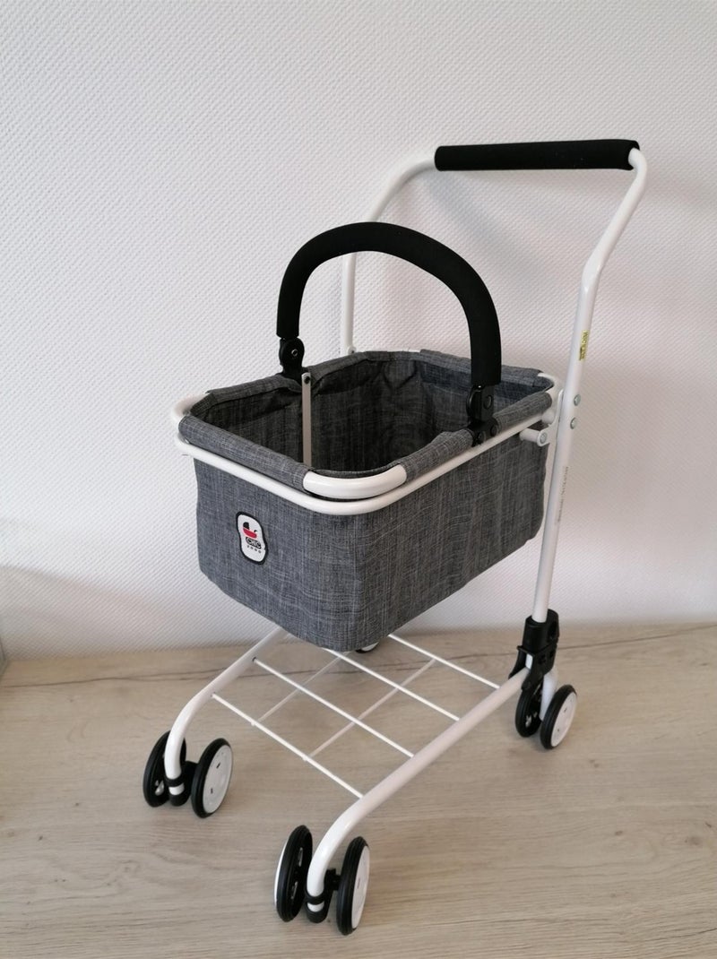 Chariot de supermarché métallique coloris 76 N/A - Kiabi