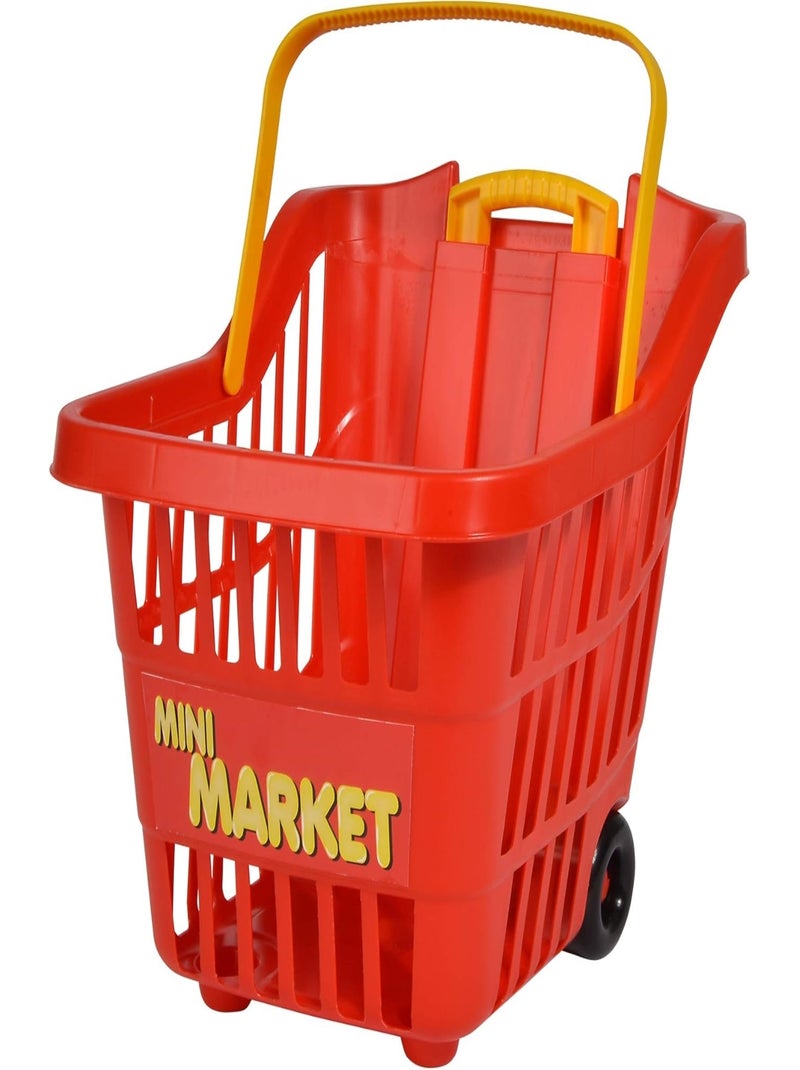 Chariot de supermarché Rouge - Kiabi
