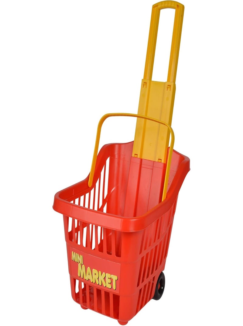 Chariot de supermarché Rouge - Kiabi