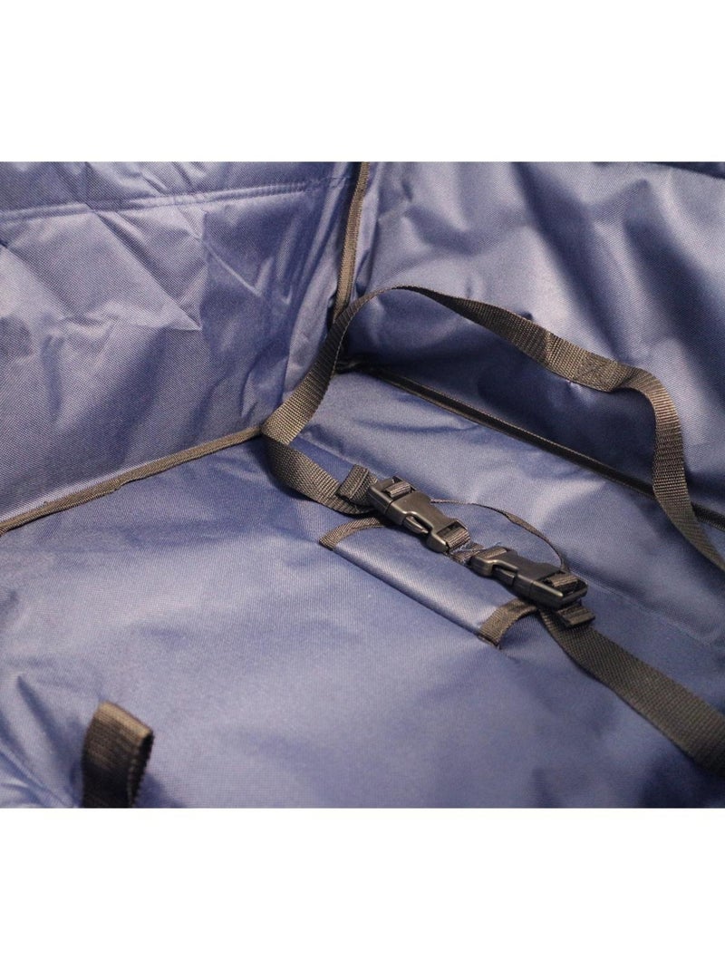 Chariot de transport Premium XXL bleu marine avec toit Bleu - Kiabi