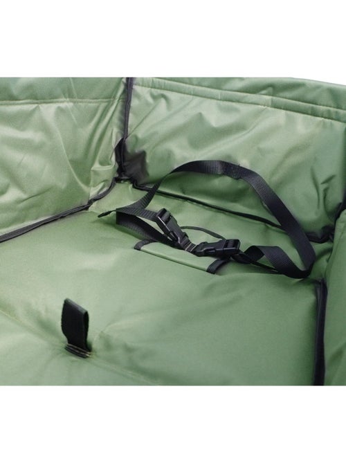 Chariot de transport Premium XXL vert olive avec toit - Kiabi