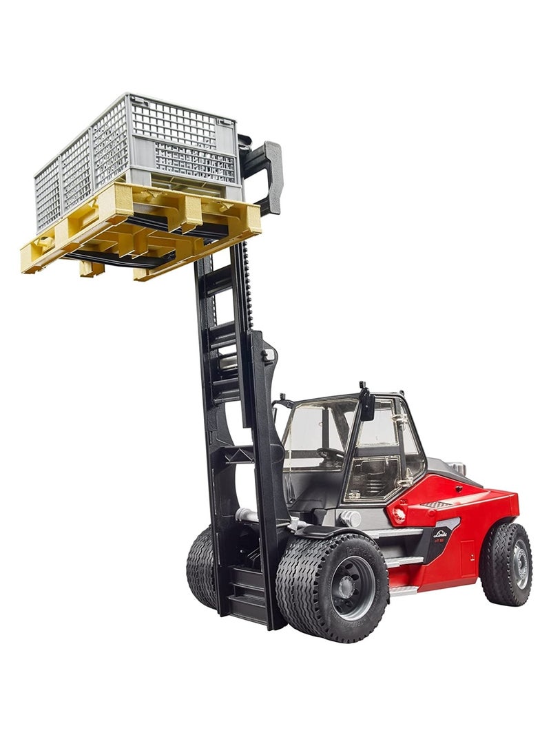 Chariot élévateur Linde HT160D avec palette et 3 gitterbox Multicolore - Kiabi