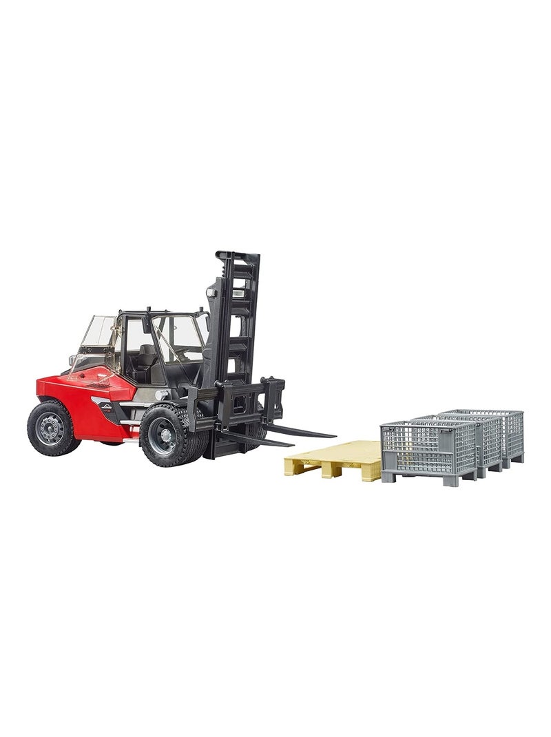 Chariot élévateur Linde HT160D avec palette et 3 gitterbox Multicolore - Kiabi