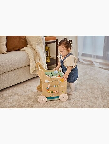 Chariot en bois pour pousser et jouer Farmer’s Funday