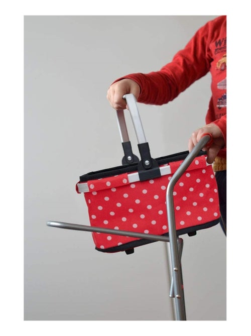 Chariot en métal avec panier de transport avec 40 miniatures - Kiabi
