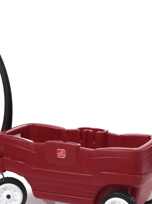 Chariot en plastique rouge pour 2 enfants Neighborhood Step2 - Kiabi Chariot en plastique rouge pour 2 enfants Neighborhood Step2 - Kiabi