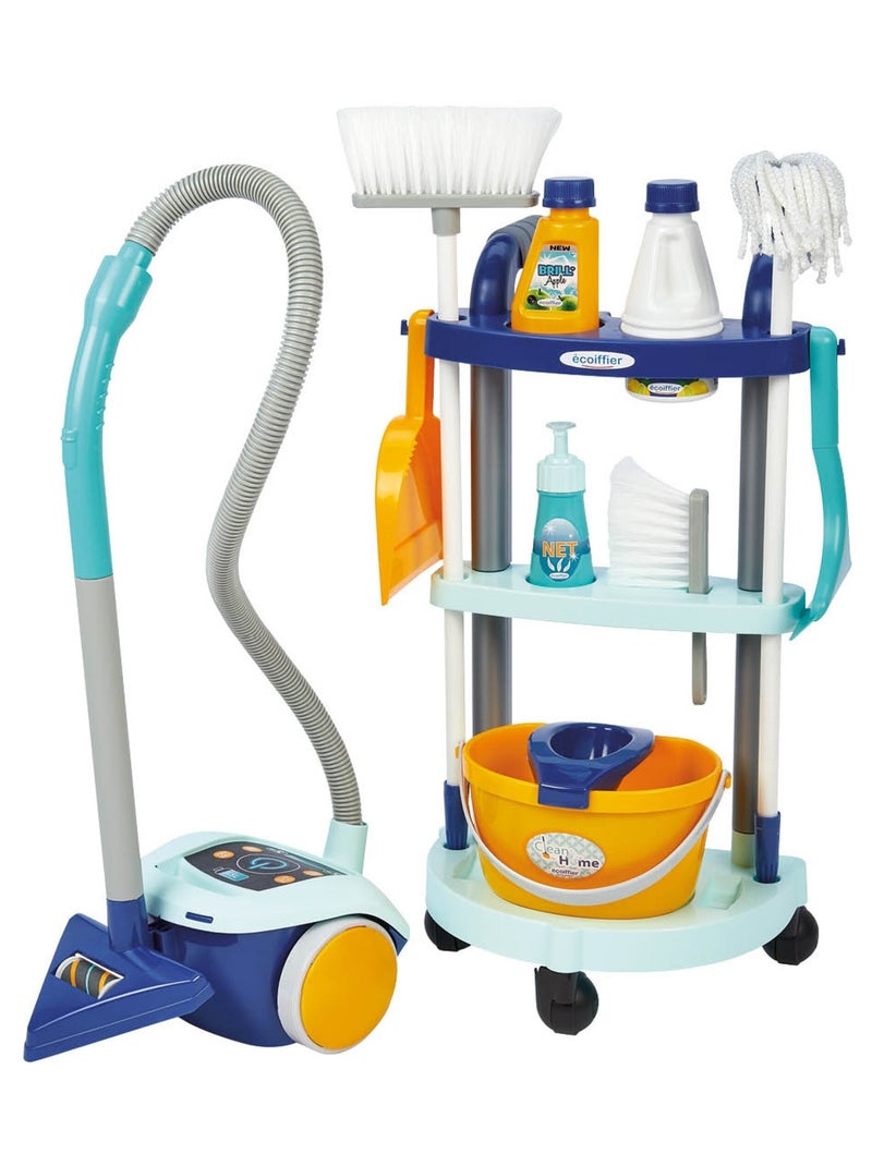 Chariot Ménage + Aspirateur - Ecoiffier Multicolore - Kiabi