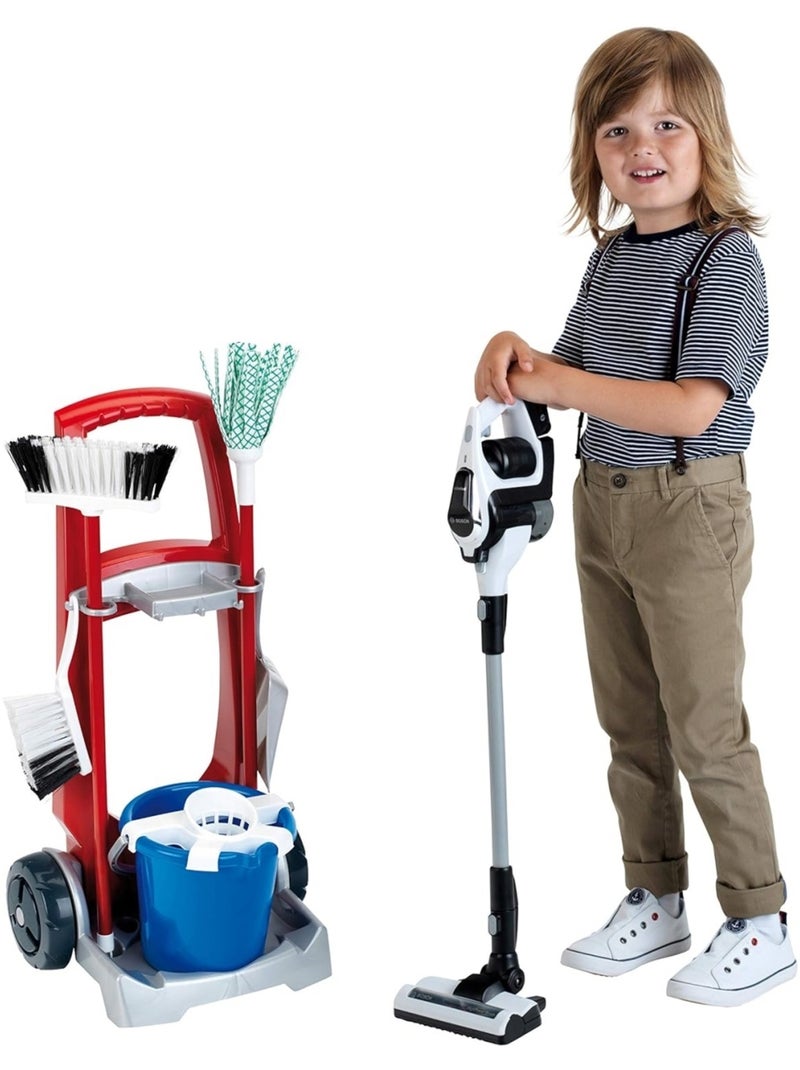 Chariot ménage avec l'aspirateur Unlimited de Bosch Multicolore - Kiabi