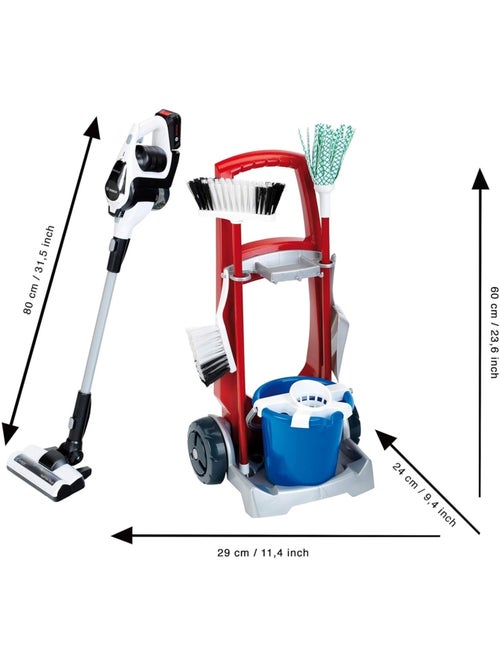 Chariot ménage avec l'aspirateur Unlimited de Bosch - Kiabi