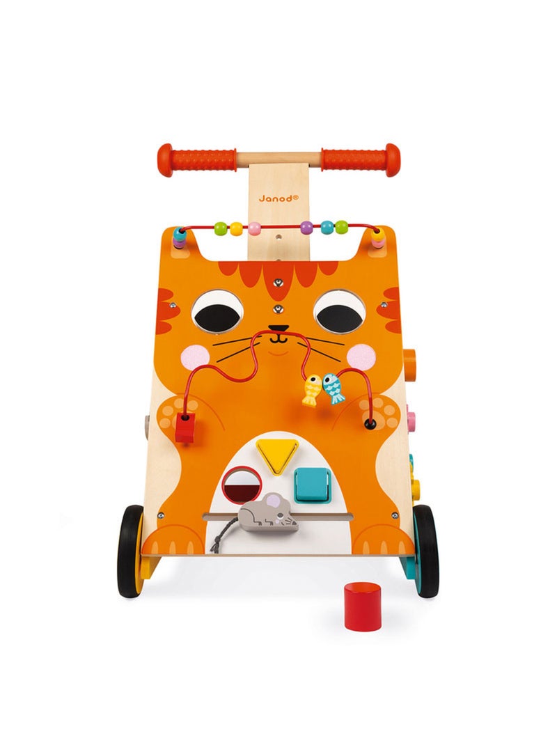 Chariot multi-activités Chat Orange - Kiabi