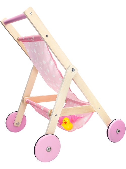 Chariot pour poupées 36 cm en bois WOOMAX - Kiabi Chariot pour poupées 36 cm en bois WOOMAX - Kiabi