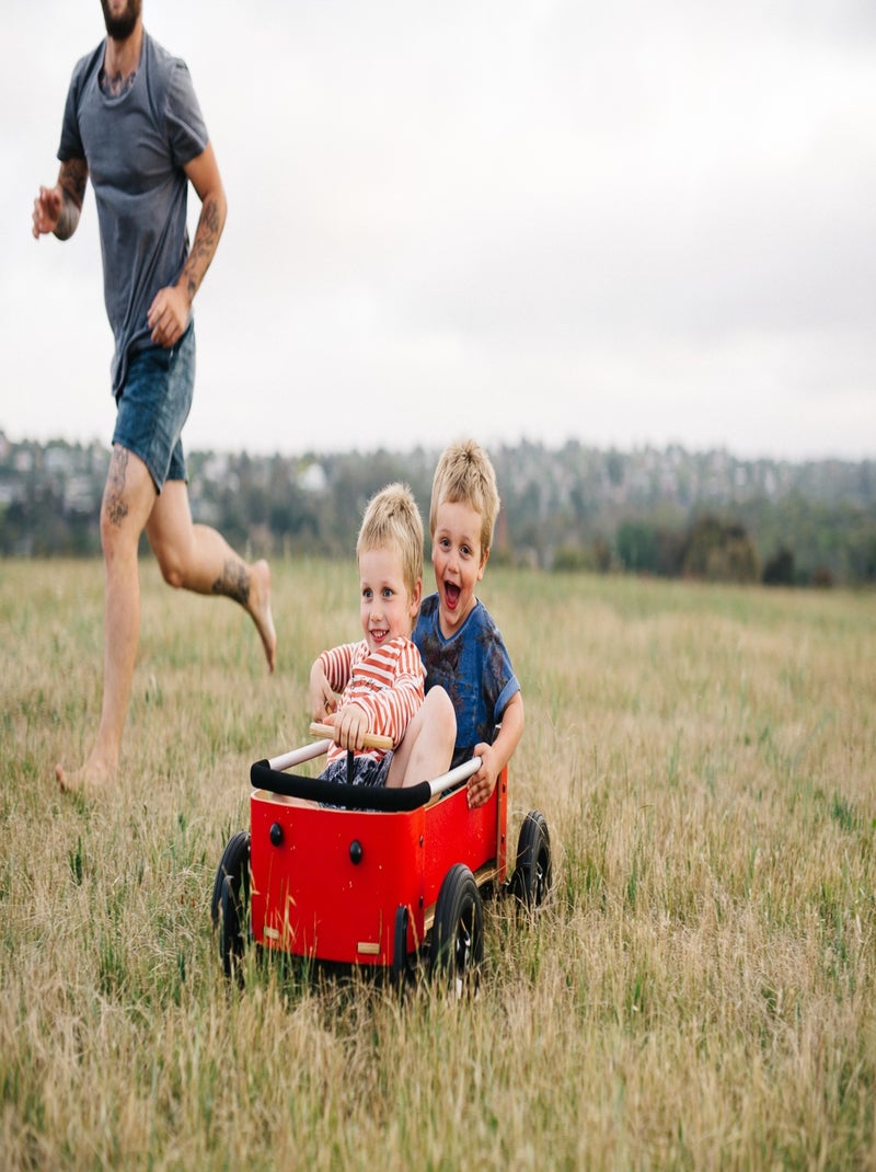 Chariot Wishbone Wagon 3 en 1 Rouge - Kiabi