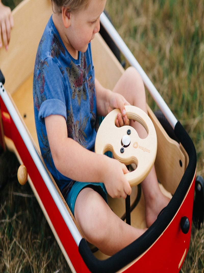 Chariot Wishbone Wagon 3 en 1 Rouge - Kiabi