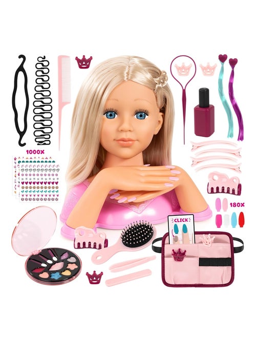 Charlene Magic Nails - Tête à coiffer - Kiabi