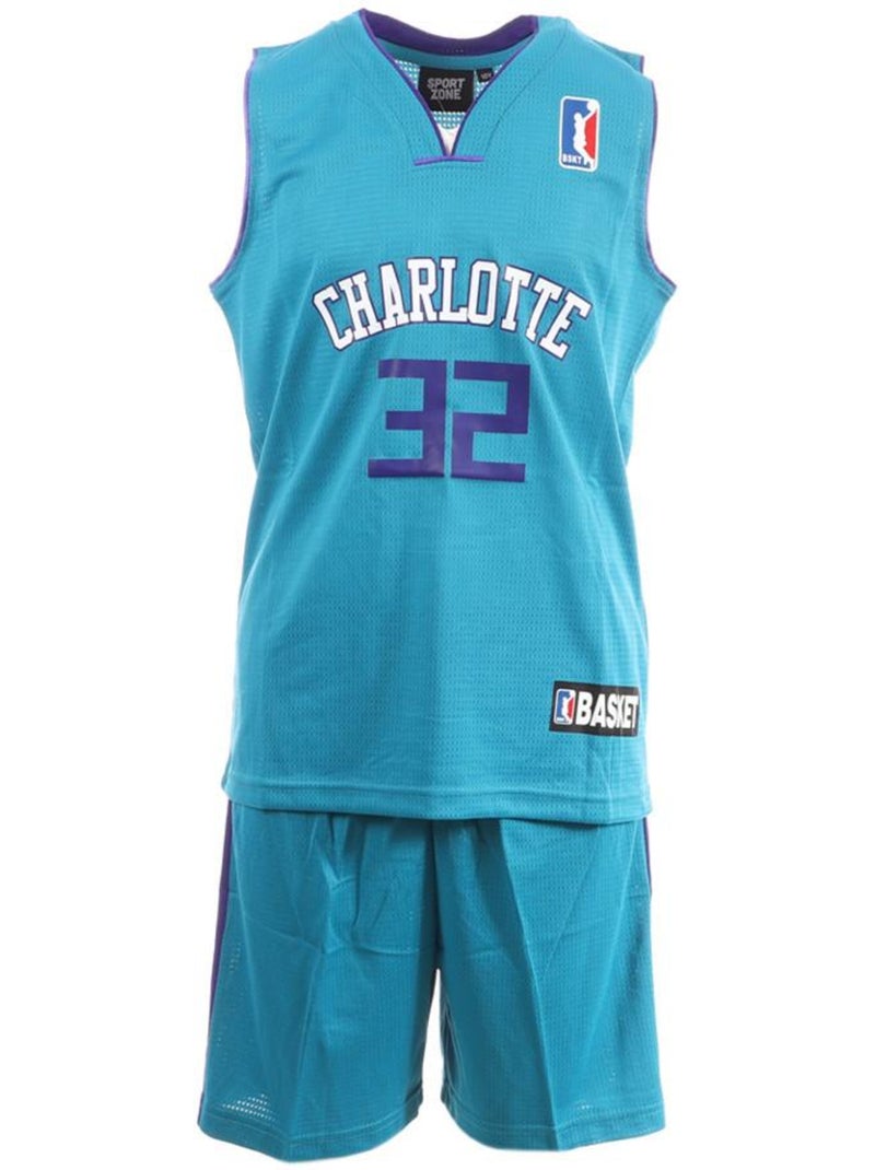 Charlotte Ensemble de basketball Enfant Sport Zone Bleu - Kiabi