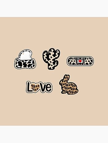 Charms leopard x5 - sae paris
