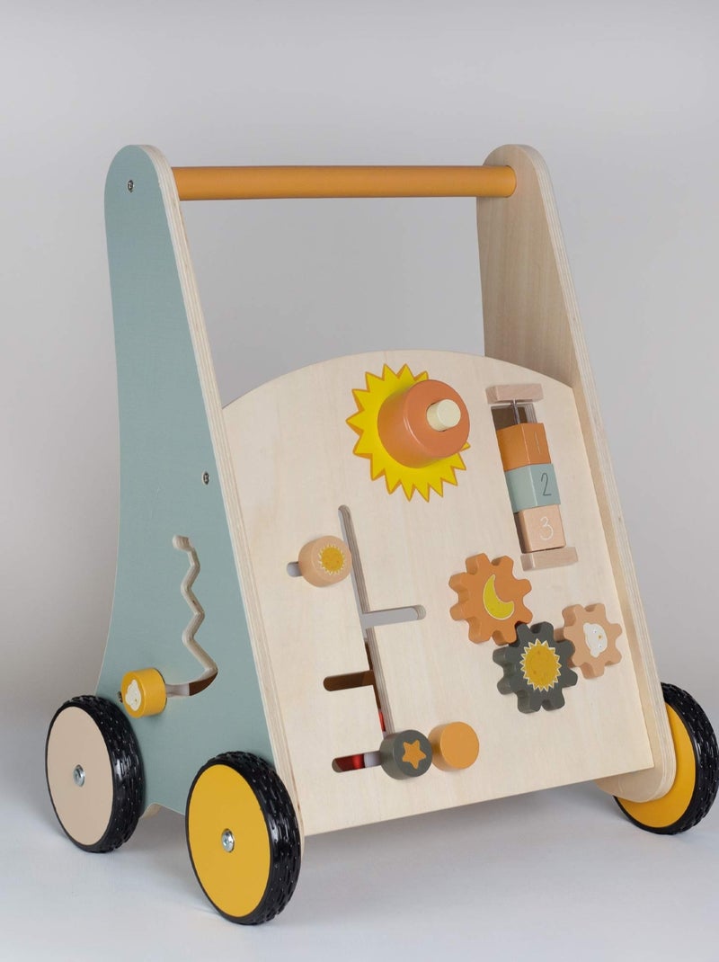 Charriot De Marche Bébé Avec Roues Crantées Multicolore - Kiabi