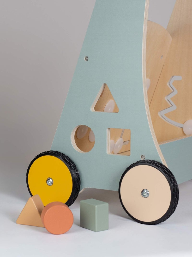 Charriot De Marche Bébé Avec Roues Crantées Multicolore - Kiabi