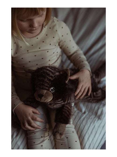 Chat en peluche lesté 1,2 kg - Kiabi