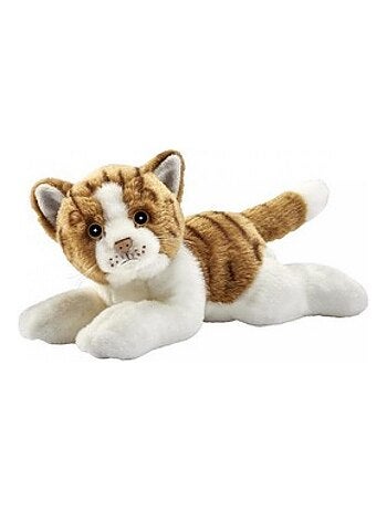 Chat roux et blanc couche 30cm
