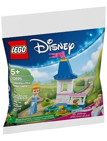 Château de Cendrillon LEGO Disney avec jardin miniature - Polybag 30695